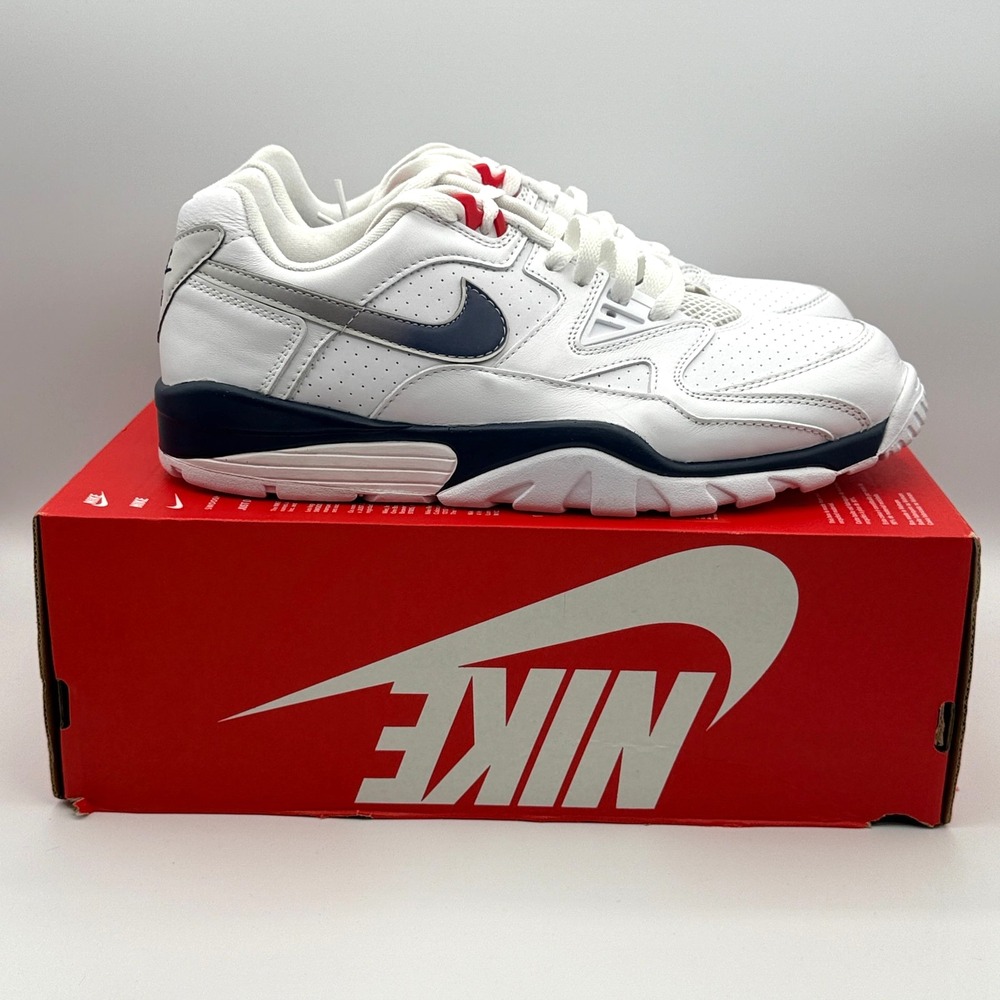 Nike Air Cross Trainer 3 Shoes Mens Size 10.5 White Navy Athletic CN0924-100